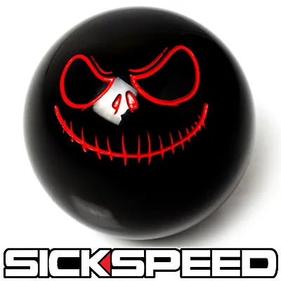 Black/red Evil Jack Smiley Shift Knob Manual Short Throw Selector 10x1.25 K61 • $39.88