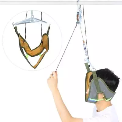 Cervical Neck Traction Device For Pain Relief  Stretcher - Over Door • £17.30