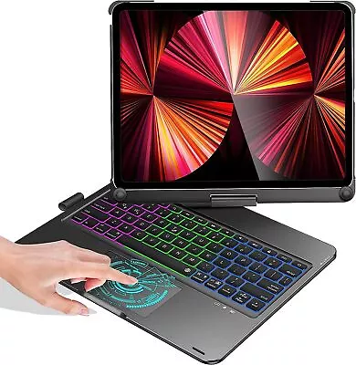 $66.49 • Buy For IPad 7/8/9th/10th Gen Air 4 5 Pro 11  12.9  Touchpad Keyboard Case W/Rotate