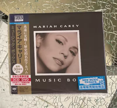 MARIAH CAREY  MUSIC BOX  (30th Anniv) JAPAN BSCD2 3CD + DVD *SEALED* • $81