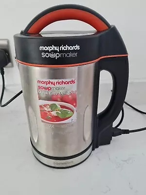 Morphy Richards 48822 1.6L Soup And Smoothie Maker Vgc Stainless Steel • £42.99