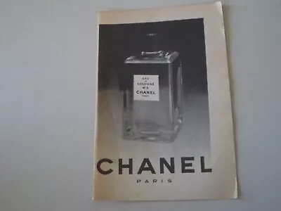 Advertising Advertising 1950 EAU DE COLOGNE CHANEL N° 5 • £6.20