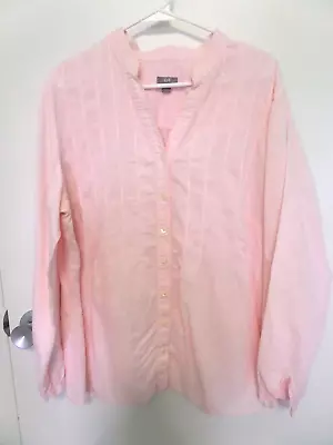 Women's J Jill Soft Pink Shirt Size 2X EUC • $16.85