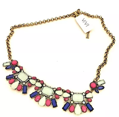 VivI Womens Shape Stone Chain Fashion Necklace Jewelry • $5.84