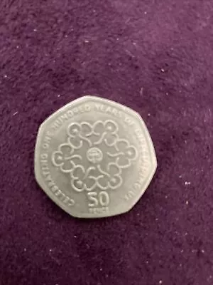 A 50p Coin From 2010 Celebrating 100 Years Of The Girl Guides • £1