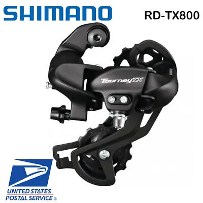 Shimano Tourney RD TX800 7 8 Speed Mountain Bike Rear Derailleur Black • $16.58
