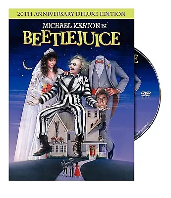 Beetlejuice DVD Michael Keaton NEW • $7.99