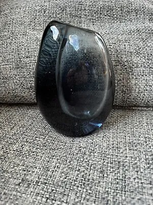 Kosta Boda LH Vicke Lindstrand Sweden 1606 Dark Magic Art Glass Vase 1958 • $125