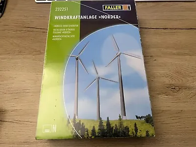 FALLER 232251 N Gauge Wind Turbine   Nordex   Boxed Noch Never Unpacked • £52.93