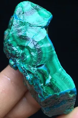 87g  Natural Genuine Chrysocolla Shattuckite Malachite Green Crystal Stone Z347 • $3