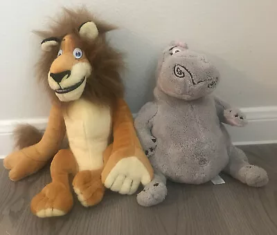 Kohl’s Cares Madagascar Lot Of 2 Plush 12” Lion And Hippo • $29.99