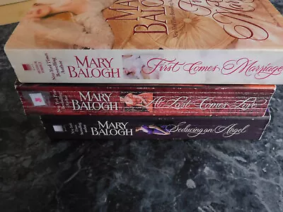 Mary Balogh Lot Of 3 Huxtable Quintet Series Historical Romance Paperbacks • $5.99