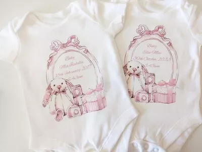 Personalised Baby Announcement Vest • £5