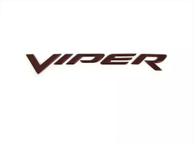 2008-2009 Dodge Viper Red VIPER Emblem/Nameplate For Rear Bumper OEM NEW MOPAR • $61