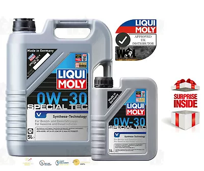 £67.99 • Buy 0W 30 Volvo Engine Oil Liqui Moly Special Tec V ACEA A5 B5 2853 6 L