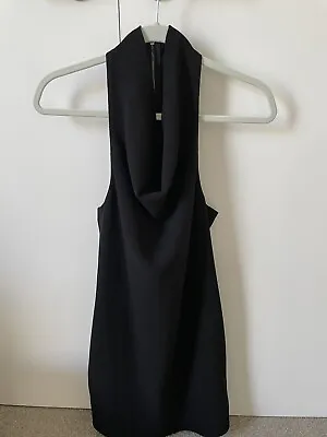 Coco Lola Backstage Womens Cowl Neck Dress Size XS Black • $40