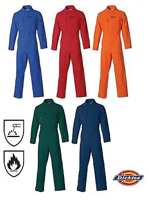 £53.79 • Buy Dickies Proban Coverall Overall, Flame Retardant Finish, Boiler Suit, 36-58