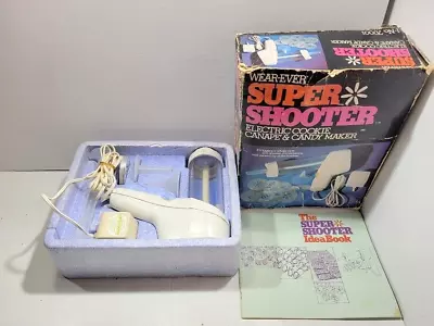 Vintage Wear-Ever Super Shooter Electric Cookie Press 70001 Tested • $42.99