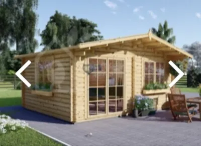 Garden Log Cabin (44mm) 5m X 3m (16’ X 10’) • £999
