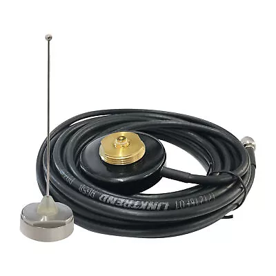 NMO Magnetic Mount With Mini UHF Plug Antenna Set Base For Radio 380-520 • $19.90