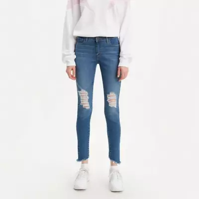 Levi's 710 Super Skinny Women's Jeans Quebec Storm - Medium Wash - 25 X 30 • $29.99