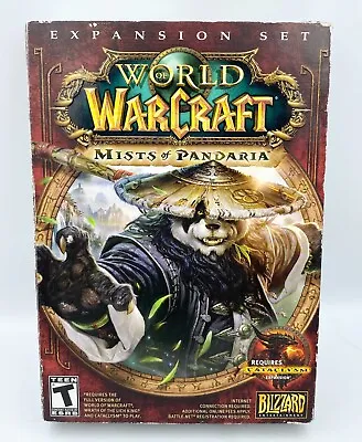 WORLD OF WARCRAFT MISTS OF PANDARIA PC CD-ROM GAME EXPANSION SET COMPLETE W/ Key • $9.99