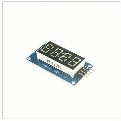 4 Digit Seven 7 Segment Display Red Numbers TM1637 Arduino Pi I2C 3.3V 5V • $2.25