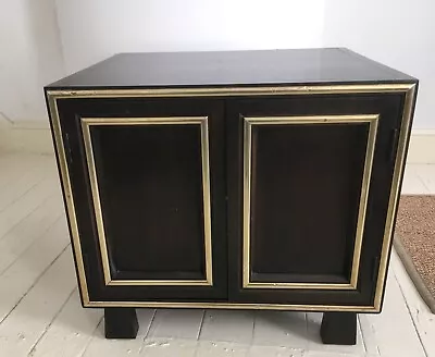 WIDDICOMB USA Midcentury Ebonized 2 Door Cabinet Chest • $1800