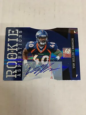 Von Miller 2011 Panini Donruss Elite Rookie Aspirations RC Auto Autograph #/49 • $75