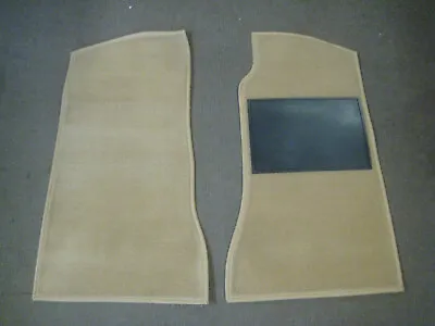 MG MGB GT ROADSTER 4 SYNC PAIR Biscuit Cream Rhd FOOTWELL CARPETS OVERMATS 67on • $50.47