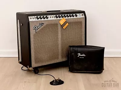 1973 Fender Twin Reverb Silverface Vintage Tube Amp Serviced W/ Hangtag Cover • $2399.99