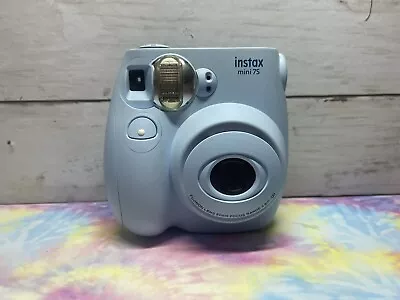 Fujifilm Instax Mini 7S Instant Camera Light Blue Works Tested • $20