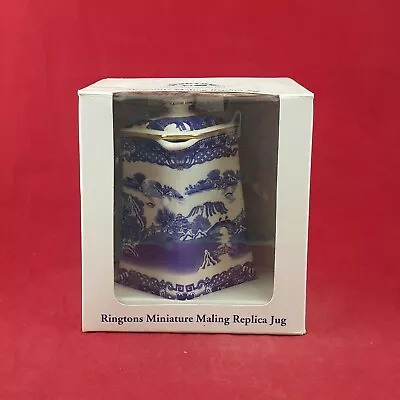 Ringtons By Wade Blue And White Teapot Willow Pattern - 8711 O/A • £25