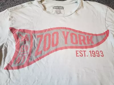 Zoo York Chaz Ortiz Pennant T-shirt Mens Small Medium Skateboard Skate Bmx • £2