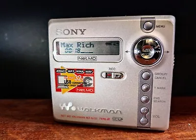 £250 • Buy Sony Net MD Walkman MZ-N707 | DSP Type-R Recording Technology | Serviced | Rare