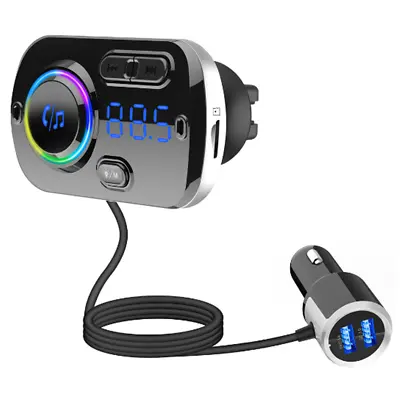 Wireless Handsfree Bluetooth FM Transmitter Radio Adapter Car Kit Mp3 Player USB • $26