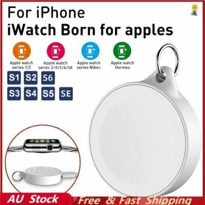 $18.99 • Buy For Apple Watch SE 6 5 4 3 2 1 Wireless Charger Iwatch Magnetic Charging Dock