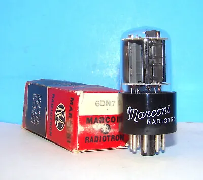 6DN7 NOS Marconi Amplifier Radio Audio Electron Vacuum Tube Tested Canada 6DN7 • $10.99