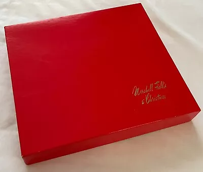 Vintage Marshall Field's  & Christmas Red Department Store Box 11  X 10  X 2  • $30