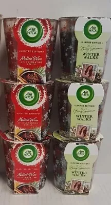 Airwick Candles 105g X 6-2 Varients Winter Walks-mulled Wine • £11.99