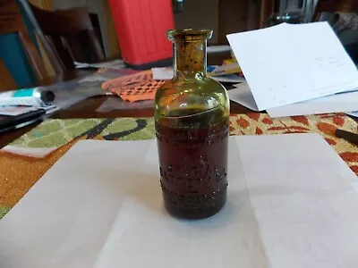 Vintage Thomas Edison Battery Oil Bottle - Near Full • $9.99