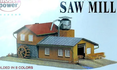 Model Power N Scale Saw Mill Building Kit Very Nicely Detailed  • $24.99