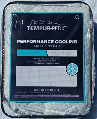 Tempur-Pedic Queen Size Mattress Pad Performance Cooling New • $85