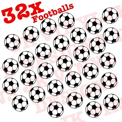 £2.89 • Buy 32x FOOTBALL WALL STICKERS WALL ART KIDS BEDROOM WALL DECAL STICKER BOYS GIRLS 