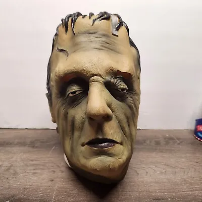Vintage 1997 Paper Magic Group Latex Frankenstein Halloween Costume Mask • $35
