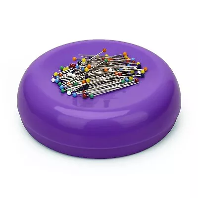 Coitak Magnetic Sewing Pincushion With 100 Plastic Head Pins Magnetic Pins Ho... • $19.04