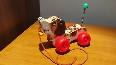 £5 • Buy Little Snoopy Pull Along Dog Toy Fisher Price Retro 