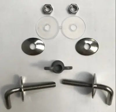 Replacement Hinges & Bolts For Ideal Standard Alto  Halo Toilet Seats • £14.95