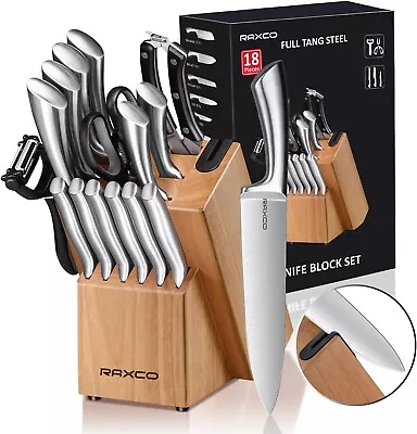RAXCO Knife Set Kitchen Knife Set Knife Block Set Chef Knife Set With Block-AU • $98.45