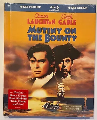 MUTINY ON THE BOUNTY (1935) Warner Bros. Blu-ray Digibook - Clark Gable - NEW • $19.99